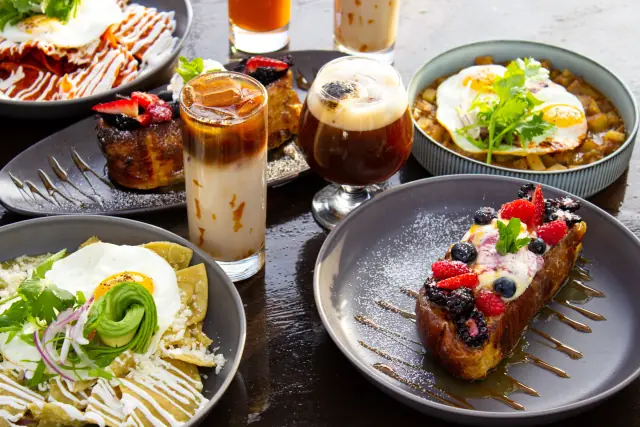 A weekend brunch spread