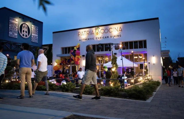 Patria Cocina at The Beacon at dusk